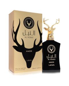 Lattafa Al Noble Ameer by Lattafa Eau De Parfum Spray (Unisex) 3.4 oz for Men