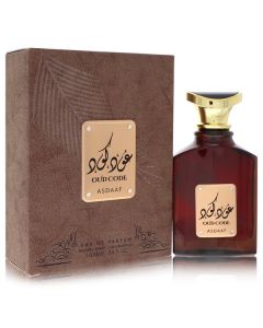 Lattafa Asdaaf Oud Code by Lattafa Eau De Parfum Spray (Unisex) 3.4 oz for Men