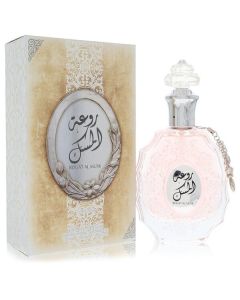 Lattafa Rouat Al Musk by Lattafa Eau De Parfum Spray (Unisex) 3.4 oz for Women