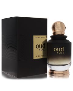 Khadlaj Oud Noir by Khadlaj Eau De Parfum Spray (Unisex) 3.4 oz for Men