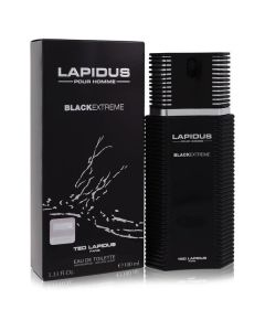 Lapidus Black Extreme by Ted Lapidus Eau De Toilette Spray 3.4 oz for Men