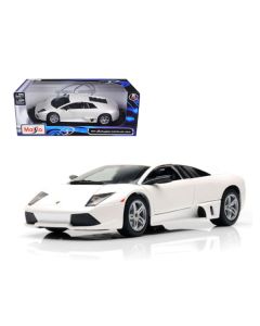 2007 Lamborghini Murcielago LP640 White 1/18 Diecast Model Car by Maisto