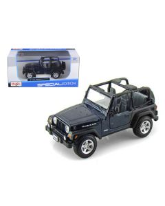 Jeep Wrangler Rubicon Dark Blue 1/27 Diecast Model Car by Maisto