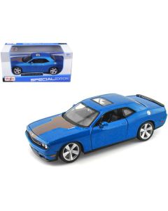 2008 Dodge Challenger SRT8 Blue Metallic 1/24 Diecast Model Car by Maisto