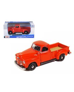 1950 Chevrolet 3100 Pickup Truck Omaha Orange 1/25 Diecast  Model Car by Maisto