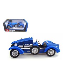 1934 Bugatti Type 59 Blue 1/18 Diecast Model Car by Bburago