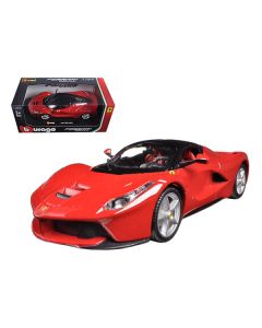 Ferrari LaFerrari F70 Red with Black Top 1/24 Diecast Model Car by Bburago