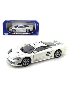 Saleen S7 White 1/18 Diecast Model Car by Motormax