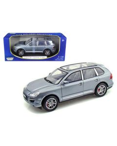 2008 Porsche Cayenne Turbo Silver 1/18 Diecast Model Car by Motormax