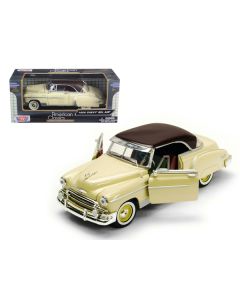 1950 Chevrolet Bel Air Cream 1/24 Diecast Model Car by Motormax