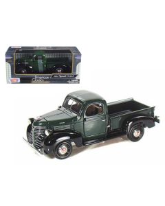 1941 Plymouth Pickup Green 1/24 Diecast Model Car by Motormax