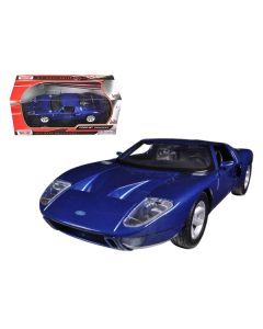 Ford GT Blue 1/24 Diecast Car Model by Motormax