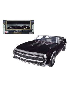 1967 Chevrolet Camaro SS Convertible Burgundy 1/24 Diecast Model Car by Motormax