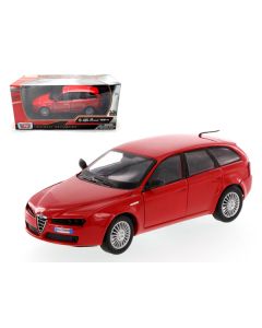 Alfa Romeo 159 SW Red 1/24 Diecast Car Model by Motormax