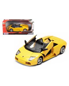 Lamborghini Murcielago Roadster Yellow Metallic 1/24 Diecast Model Car by Motormax