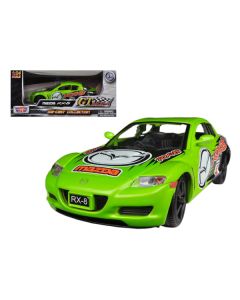 Mazda RX-8 #5 Green "GT Racing" Series 1/24 Diecast Model Car by Motormax