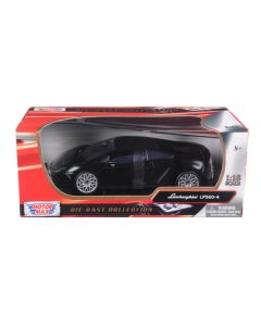 Lamborghini LP 560-4 Black 1/18 Diecast Car Model by Motormax