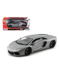 Lamborghini Aventador LP700-4 Gray Metallic 1/18 Diecast Model Car by Motormax