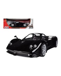 Pagani Zonda F Black 1/18 Diecast Car Model by Motormax