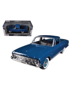 1960 Ford Falcon Ranchero Pickup Blue 1/24 Diecast Model Car by Motormax