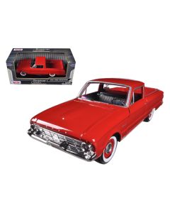 1960 Ford Falcon Ranchero Pickup Red 1/24 Diecast Model Car by Motormax