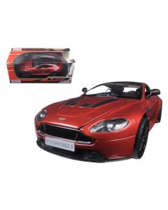 Aston Martin Vantage S V12 Red 1/24 Diecast Model Car by Motormax