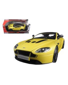 Aston Martin Vantage S V12 Yellow 1/24 Diecast Model Car by Motormax