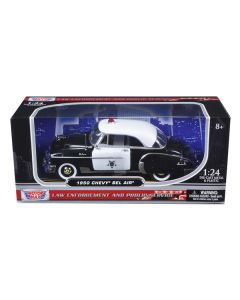 1950 Chevrolet Bel Air Police 1/24 Diecast Model Car by Motormax