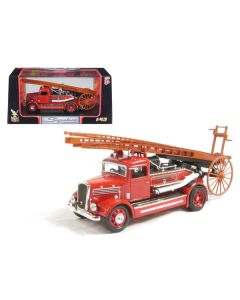 1938 Dennis Light Four Fire Engine Red 1/43 Diecast Model by Road Signature