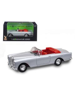 1961 Bentley Continental S2 Park Ward DHC Convertible Silver 1/43 Diecast Car Model by Road Signature