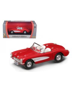 1957 Chevrolet Corvette Convertible Red 1/43 Diecast Model Car by Road Signature