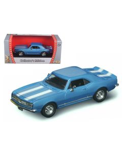 1967 Chevrolet Camaro Z-28 Blue 1/43 Diecast Model Car by Road Signature