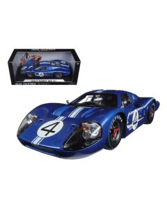 Ford GT MK IV #4 Blue L. Ruby - D. Hulme 24 Hours of Le Mans (1967) 1/18 Diecast Model Car by Shelby Collectibles