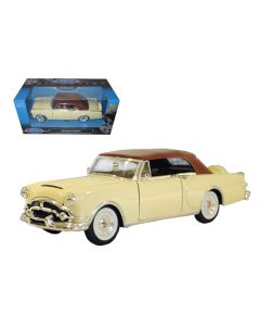 1953 Packard Caribbean Soft Top Cream 1/24 Diecast Car Model by Welly