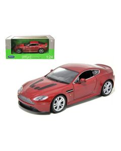 2010 Aston Martin V12 Vantage Red 1/24 Diecast Model Car by Welly