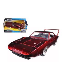 1969 Dodge Charger Daytona Red "Fast & Furious 7" (2015) Movie 1/24 Diecast Model Car by Jada