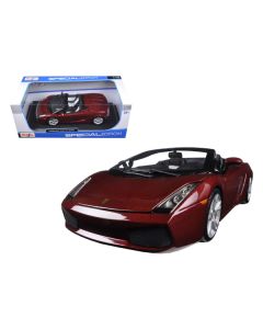 Lamborghini Gallardo Spyder Burgundy 1/18 Diecast Model Car by Maisto