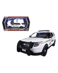 2015 Ford Police Interceptor Utility with Light Bar "RCMP Royal Canadian Mounted Police" White 1/24 Diecast Model Car by Motormax