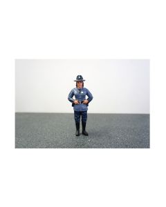 State Trooper Sharon Figure For 1:18 Diecast Model Cars by American Diorama