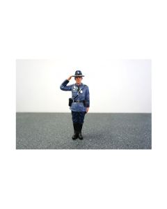 State Trooper Brian Figure For 1:18 Diecast Model Cars by American Diorama