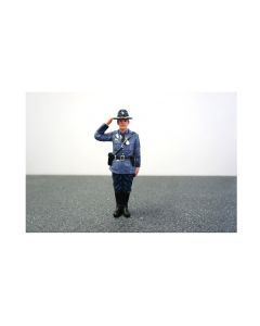 State Trooper Brian Figure For 1:24 Diecast Model Cars by American Diorama