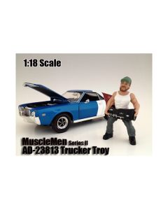 Musclemen "Trucker Troy" Figure For 1:18 Scale Models by American Diorama