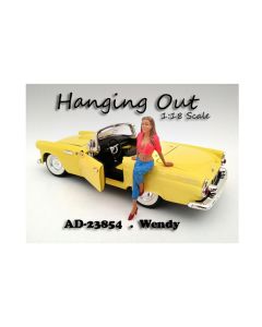 "Hanging Out" Wendy Figurine for 1/18 Scale Models by American Diorama