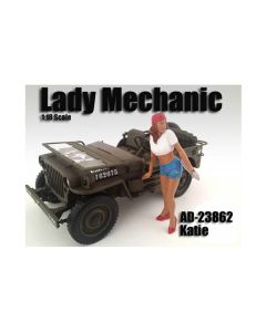 Lady Mechanic Katie Figure For 1:18 Scale Models by American Diorama