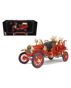 1914 Ford Model T Fire Engine Red 1/18 Diecast Model by Road Signature