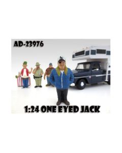 One Eyed Jack "Trailer Park" Figure For 1:24 Model Cars by American Diorama