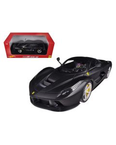 Ferrari Laferrari F70 Hybrid Matt Black 1/18 Diecast Car Model by Hot Wheels