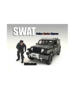 SWAT Team Rifleman Figure For 1:24 Scale Models by American Diorama