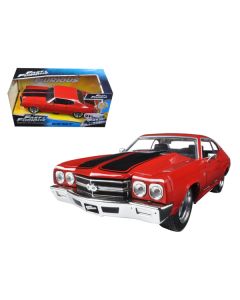 Dom's Chevrolet Chevelle SS Red with Black Stripes 