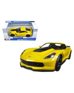 2015 Chevrolet Corvette Stingray C7 Z06 Yellow 1/24 Diecast Model Car by Maisto